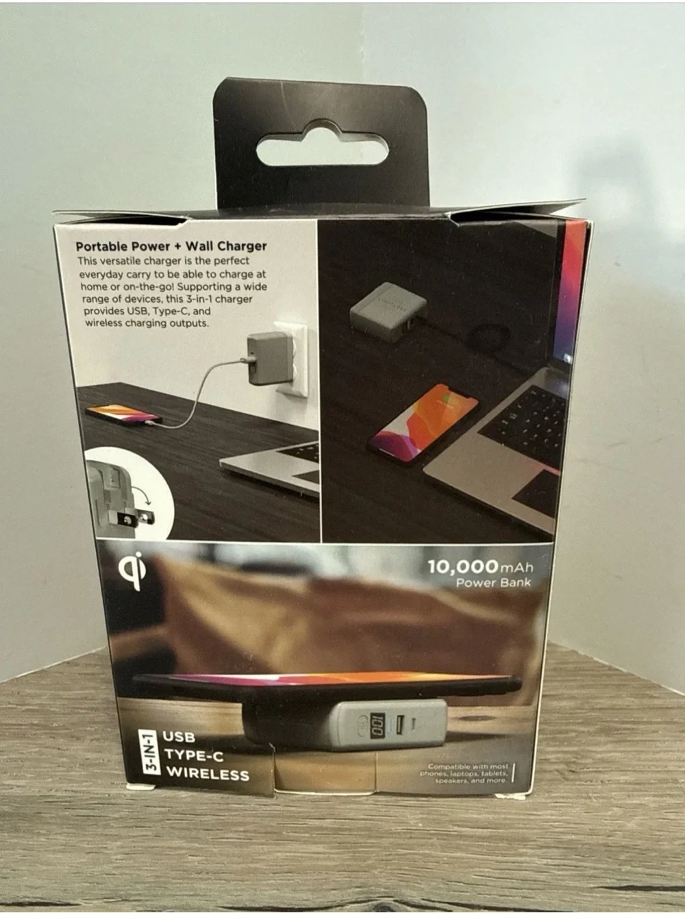 Limitless PowerPro Go Portable + Wall Charger 3-in-1 NEW SILVER